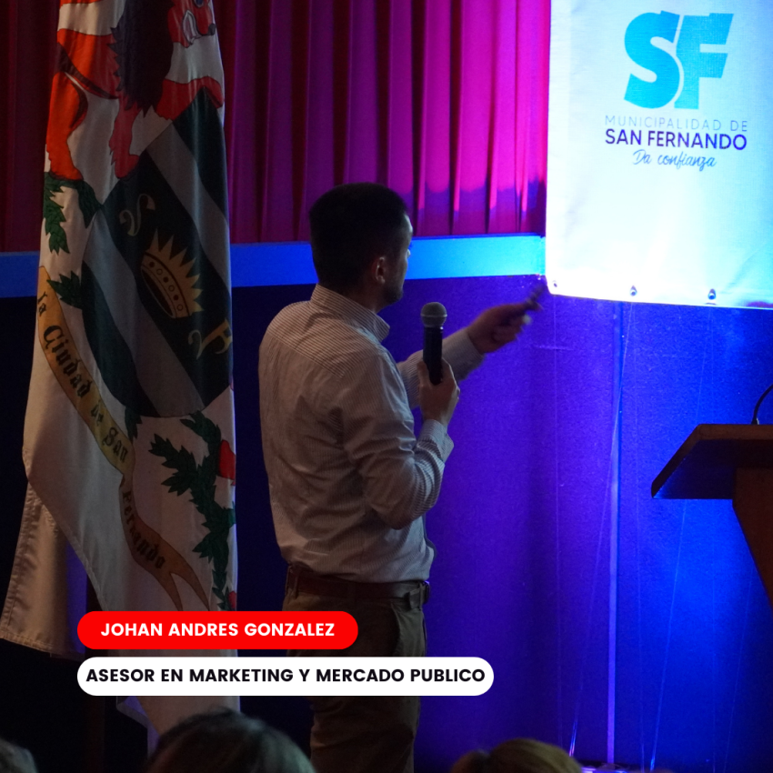 asesor johan andres gonzalez chile realizando asesorias en san fernando a los emprendedores